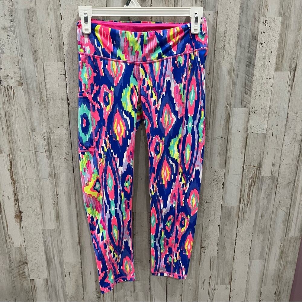 Lilly Pulitzer Luxletic Weekender Capri Leggings 27652 Women’s Small